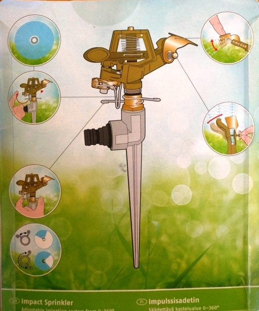 Розпилювач імпульсний FLORABEST дощівник ударної дії Німеччина Рівне - фото 4