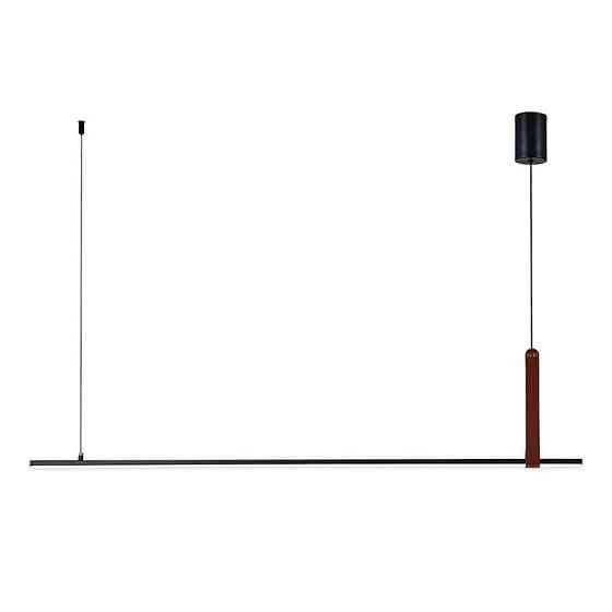 Підвісний світлодіодний світильник G 2810/1100 44W Чорний+Штучна шкіра Коломия