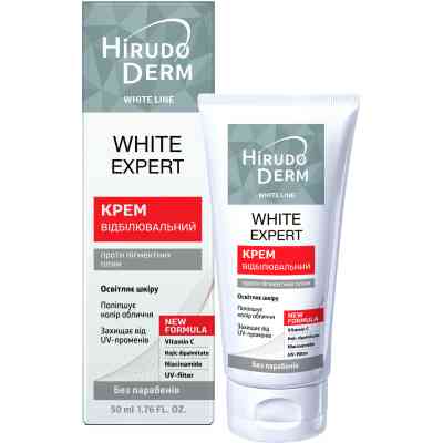 Крем для обличчя Біокон Hirudo Derm White Line White Expert Відбілювальний 50 мл (4820008318756) Вінниця