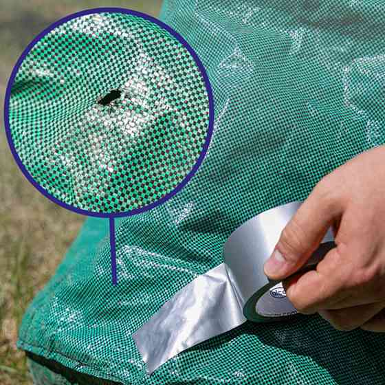 Ізоляційна стрічка (ізолента) "PowerTape" 50мм х 10м 0,2мм срібляста Alca, 554100 Київ