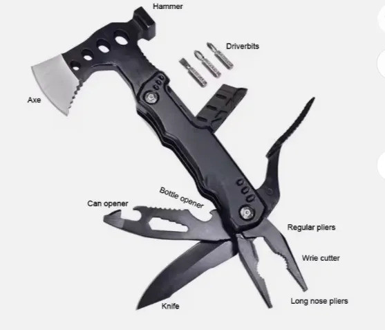 Туристичний ТОПОР багатофункціональний EL-2381-10 (30) Одеса - фото 2