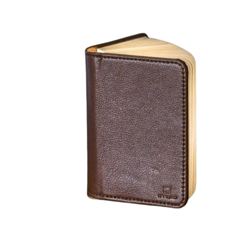 Світильник-книга Smart Book міні (9 x 12.2 x 2.5 см) Натуральна шкіра Київ - фото 1