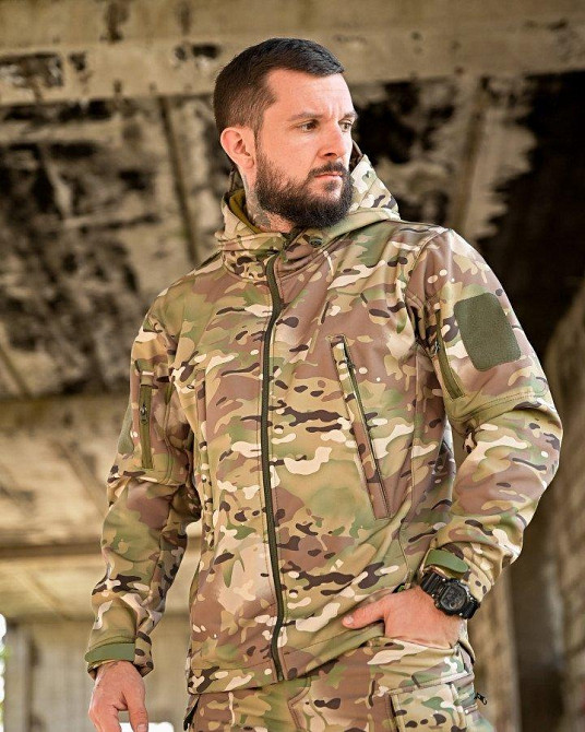 Демисезонная куртка софтшел TENNESI мультикам  ПП7972 Одесса - изображение 1