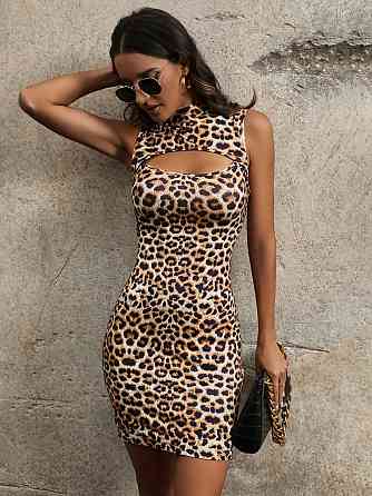 Женское платье без рукавов леопардовый XL Киев