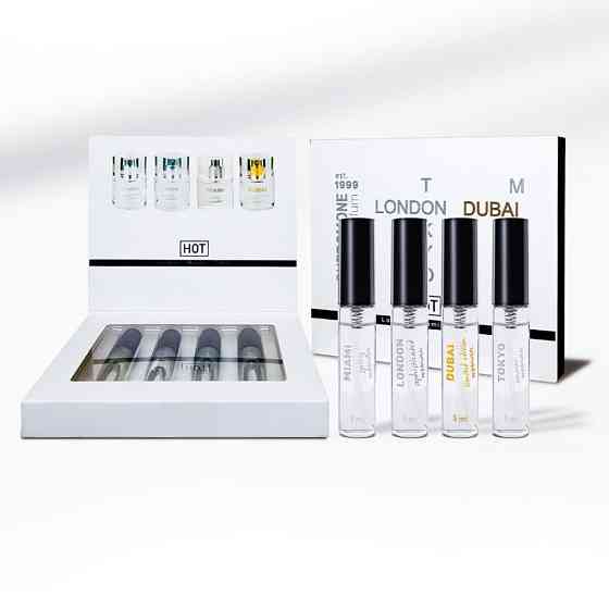 Набір жіночих парфумів з феромонами HOT LMTD Pheromone Perfume Women, 4x5 мл Sex Aura Київ