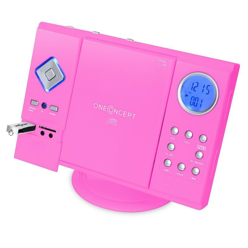 Стереосистема V-12 USB SD CD MP3 AUX FM рожевий Рожевий (Німеччина, читати опис) Рівне - фото 3