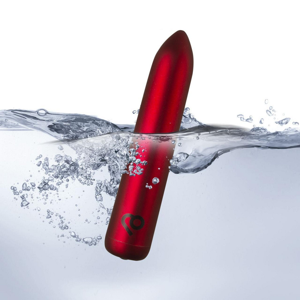 Віброкуля Rocks Off Bullet Poppy Red 16 Settings Sex Aura Київ - фото 8