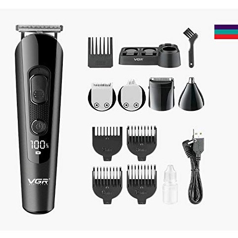 Професійна акумуляторна машинка для стрижки VGR, Машинка для стрижки від акб підстригання HO-72 Львів - фото 2