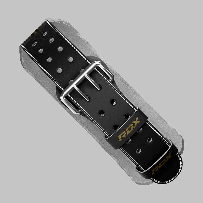 Пояс для важкої атлетики RDX 4 шкіряний Black Gold S Кам'янське - фото 7