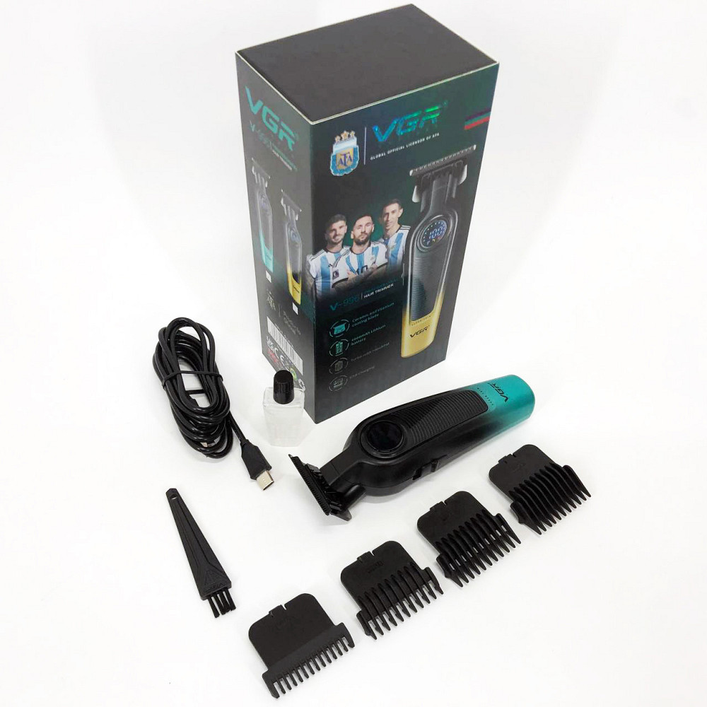 Машинка для стрижки волос с мотором VGR, Электрическая аккумуляторная машинка для стрижки QX-54 Львов - изображение 4