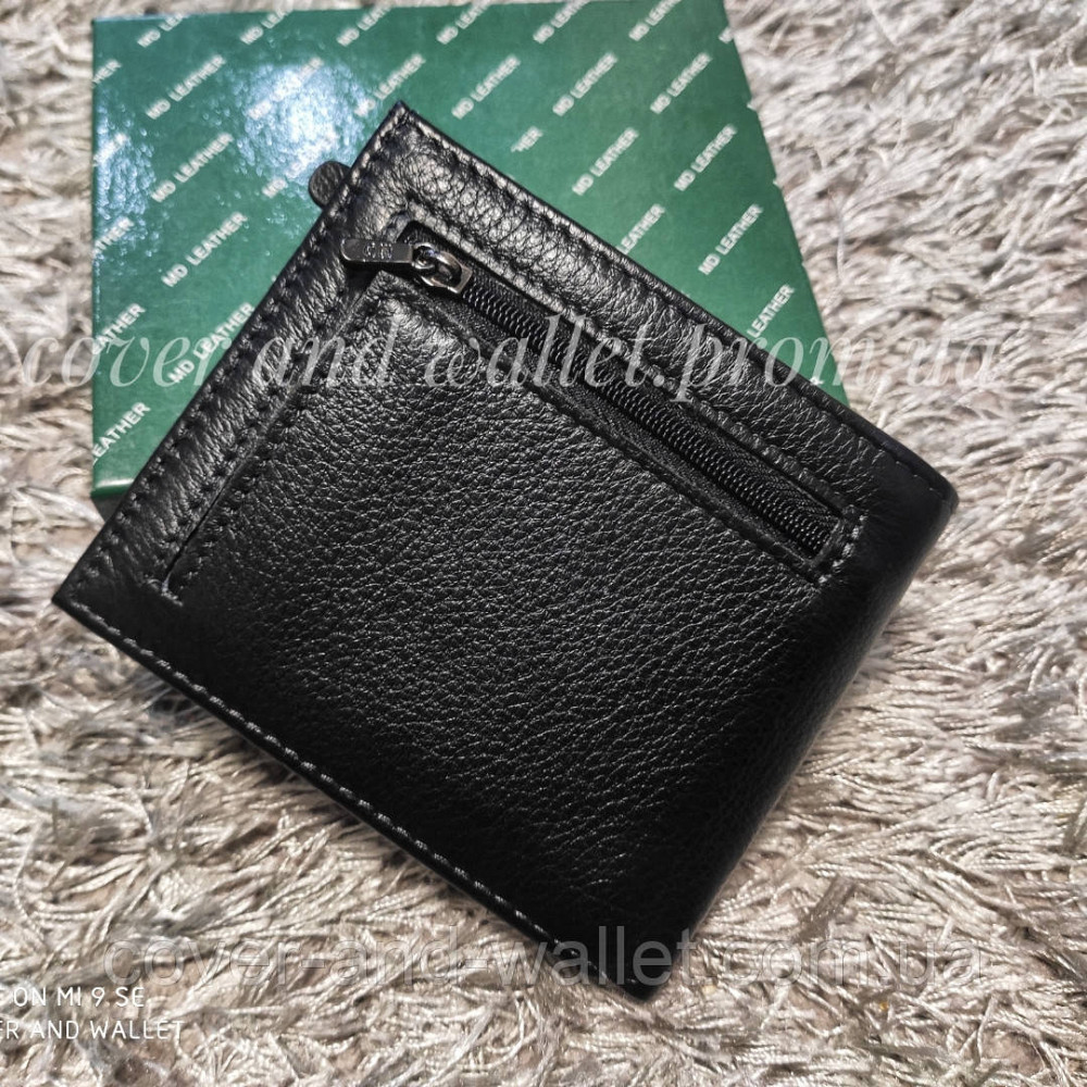 Стильний чоловічий гаманець із натуральної шкіри на магнітах Marco Coverna 237-1 Київ - фото 5