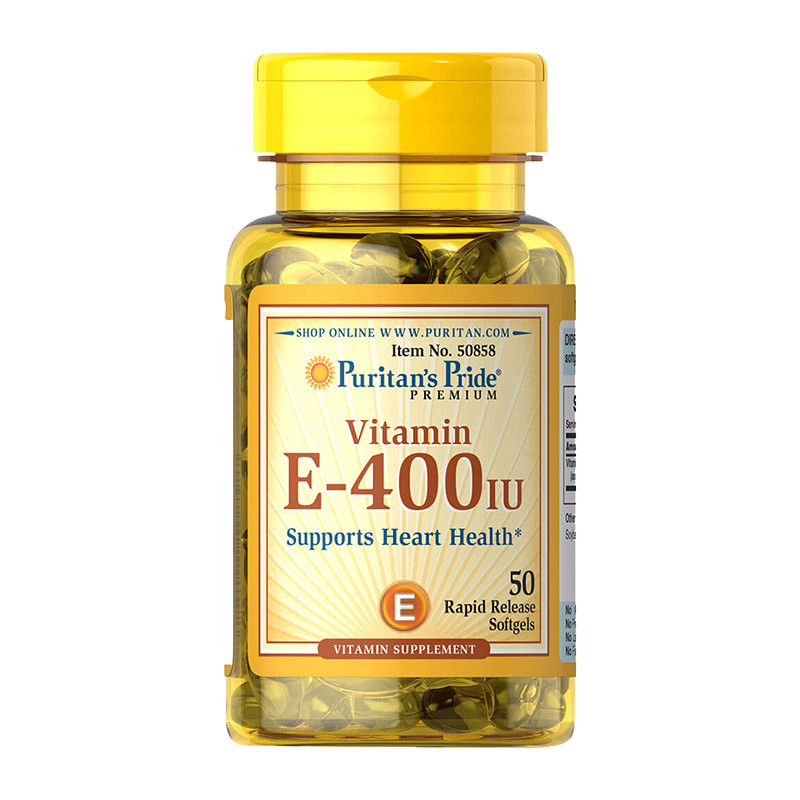 Vitamin E-180 mg (400 IU) (50 softgels) Луцьк - фото 1