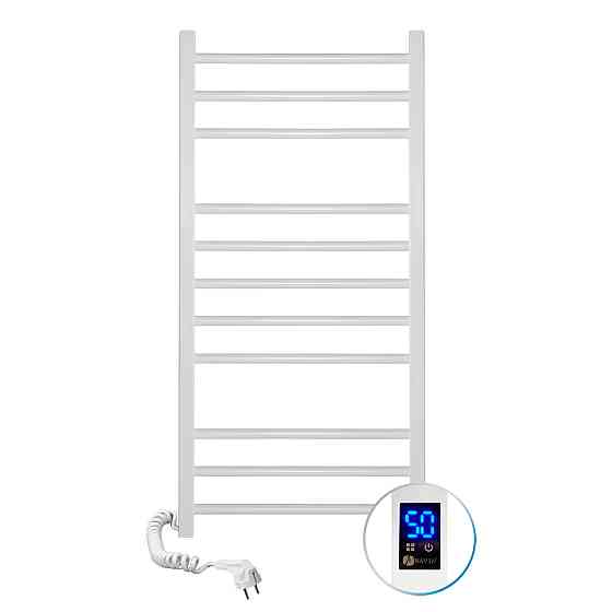 Полотенцесушитель электрический NAVIN Классик Квадро 500х1000 Sensor с таймером (белый) 12-116153-5010 Киев