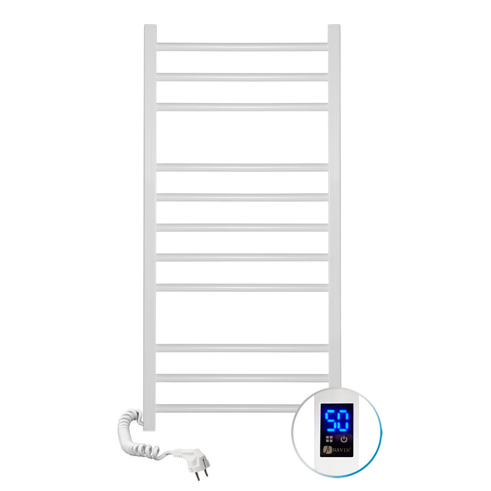 Полотенцесушитель электрический NAVIN Классик Квадро 500х1000 Sensor с таймером (белый) 12-116153-5010 Киев - изображение 2