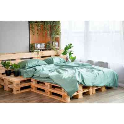 Простирадло Ardesto Mix&amp;Match сатин 240х260 см шавлія (ART2426FSG) Вінниця