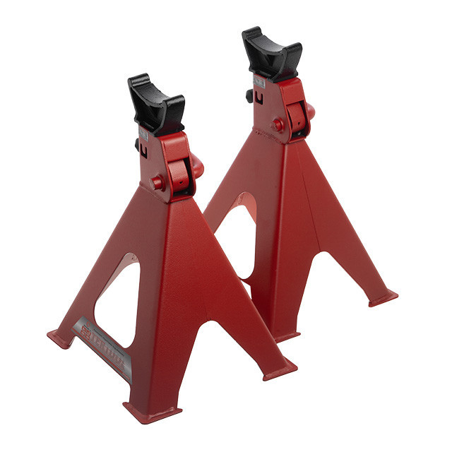 Підставки під машину INTERTOOL 6т 390-608мм уп.2шт з фіксатором висоти Львів - фото 1