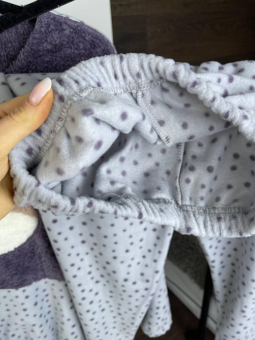 Пижама флисовая женская Сиреневый M Харьков - изображение 3