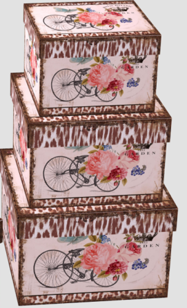 Подарункові коробки UFO 2269-SY517 Набір 3 шт BIKE прям. (6885178) Київ