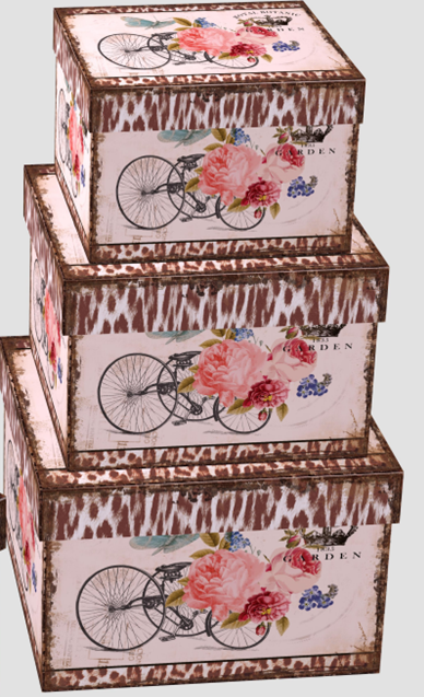 Подарункові коробки UFO 2269-SY517 Набір 3 шт BIKE прям. (6885178) Київ - фото 1