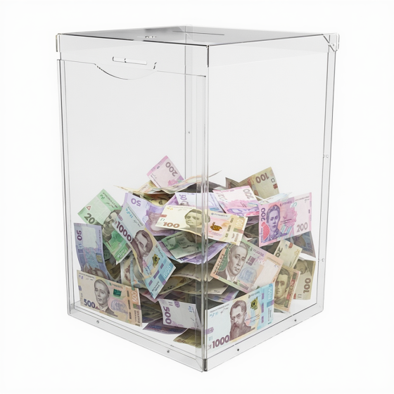 Ящик для пожертвований EKOSTAR 215x215x300 Киев