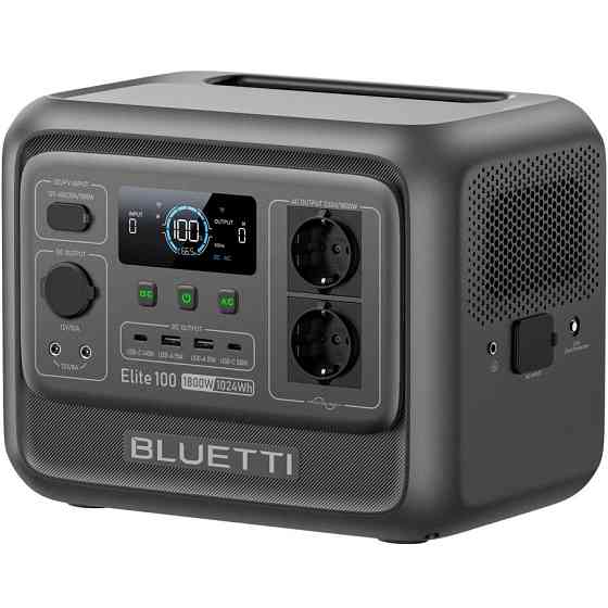 Зарядна станція Bluetti Elite 100 V2 1024Wh 1800W UPS EU Чорний Київ