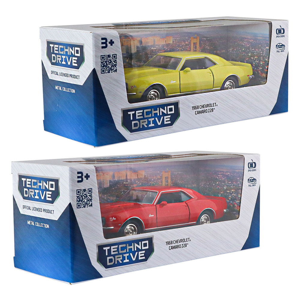 Автомодель - Chevrolet Camaro Z28 1968 (червоний, жовтий) Днепр - изображение 6