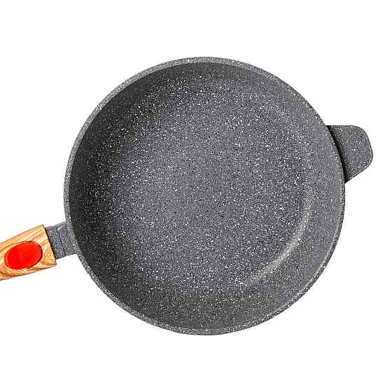 Глибока сковорода з кришкою Ø 26 см, сірий колір Київ