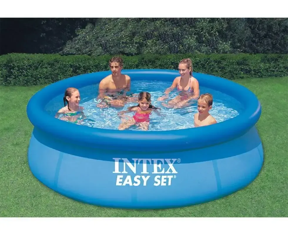 Надувной бескаркасный круглый бассейн Intex 28132 (366-76см, 5621 л, фильтр-насос 230V) Коломия - фото 1