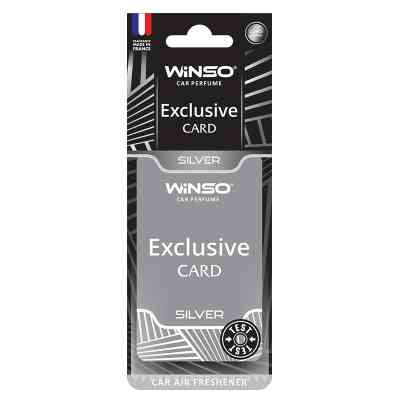 Ароматизатор для автомобиля WINSO Card Exclusive Silver (533170) Винница