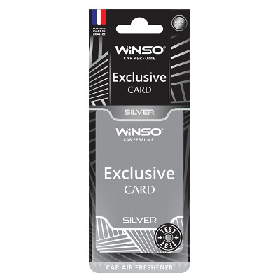 Ароматизатор для автомобиля WINSO Card Exclusive Silver (533170) Винница - изображение 1