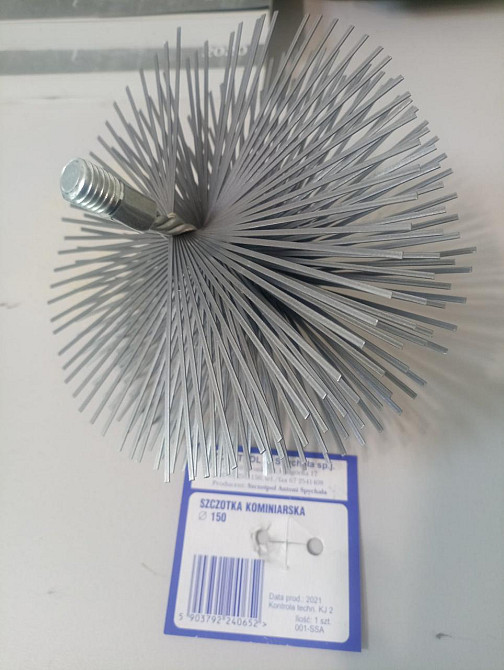 Йоржик "SzczotPol" жорсткий для чистки комину діаметром 175 мм зі стальних пружних пластинок Киев - изображение 1