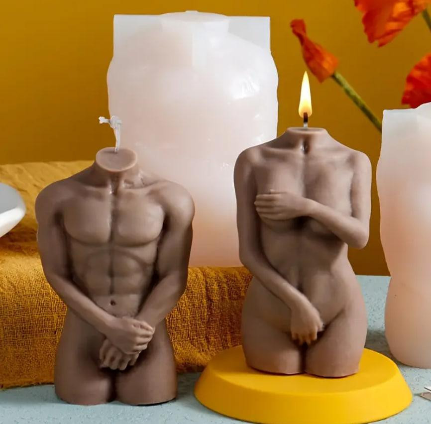 Силіконова форма для свічки “Жіноче тіло”, форма для гіпсу, мила, смоли Київ - фото 1