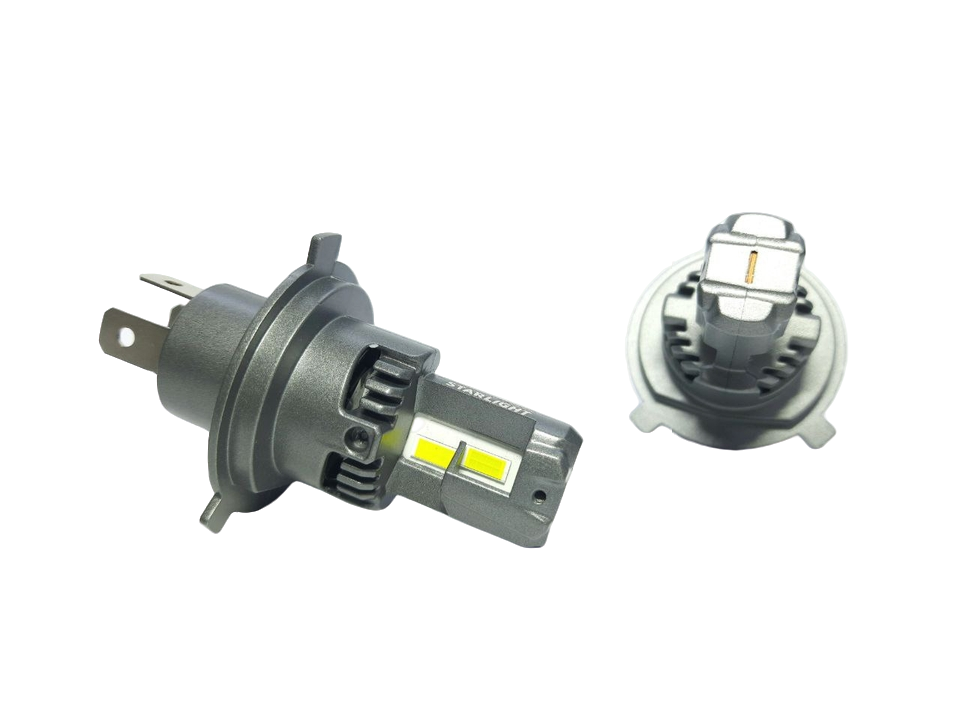 Комплект світлодіодних ламп StarLight TechStar +150% H4/H19 5500K 9-16V Харків - фото 2