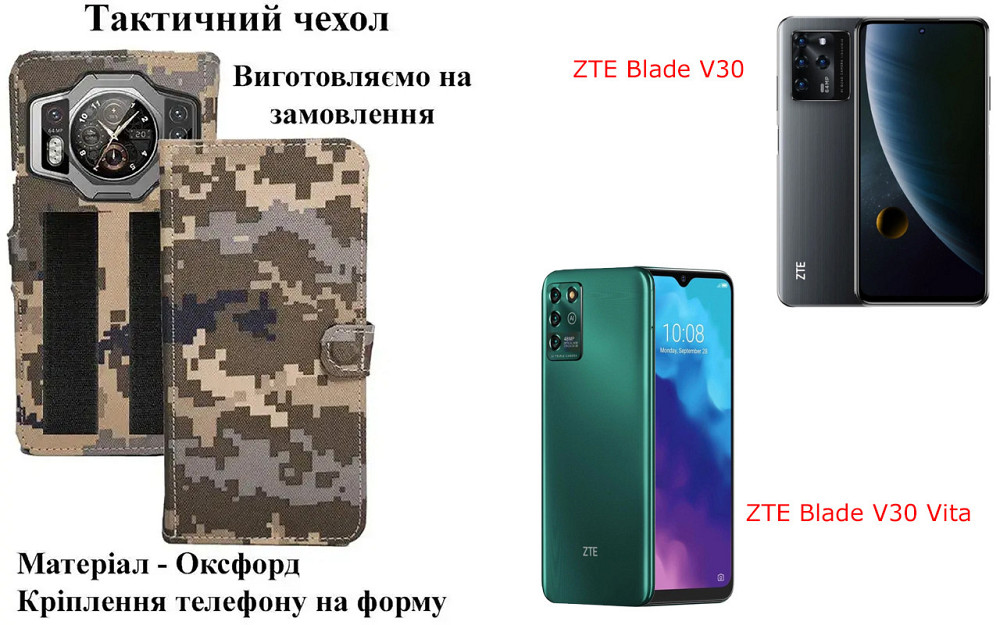 Тактичний чохол для Tecno Spark 3 Pro (KB8), кріпиться до спорядження на липучці Київ - фото 1