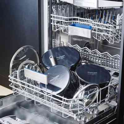 Ковш KitchenAid Steel Core, 20 см, 2,4 л, чорний (CC003288-001) Винница