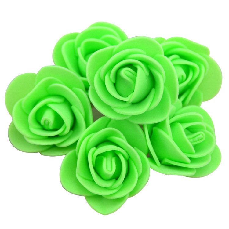 Головки штучних квітів 50 штук 3 см салатовий Київ - фото 2