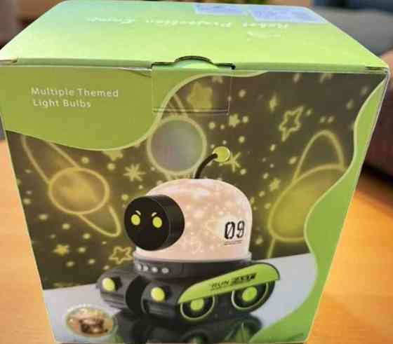 Проектор нічник робот з bluetooth музичний led акумуляторний. Київ