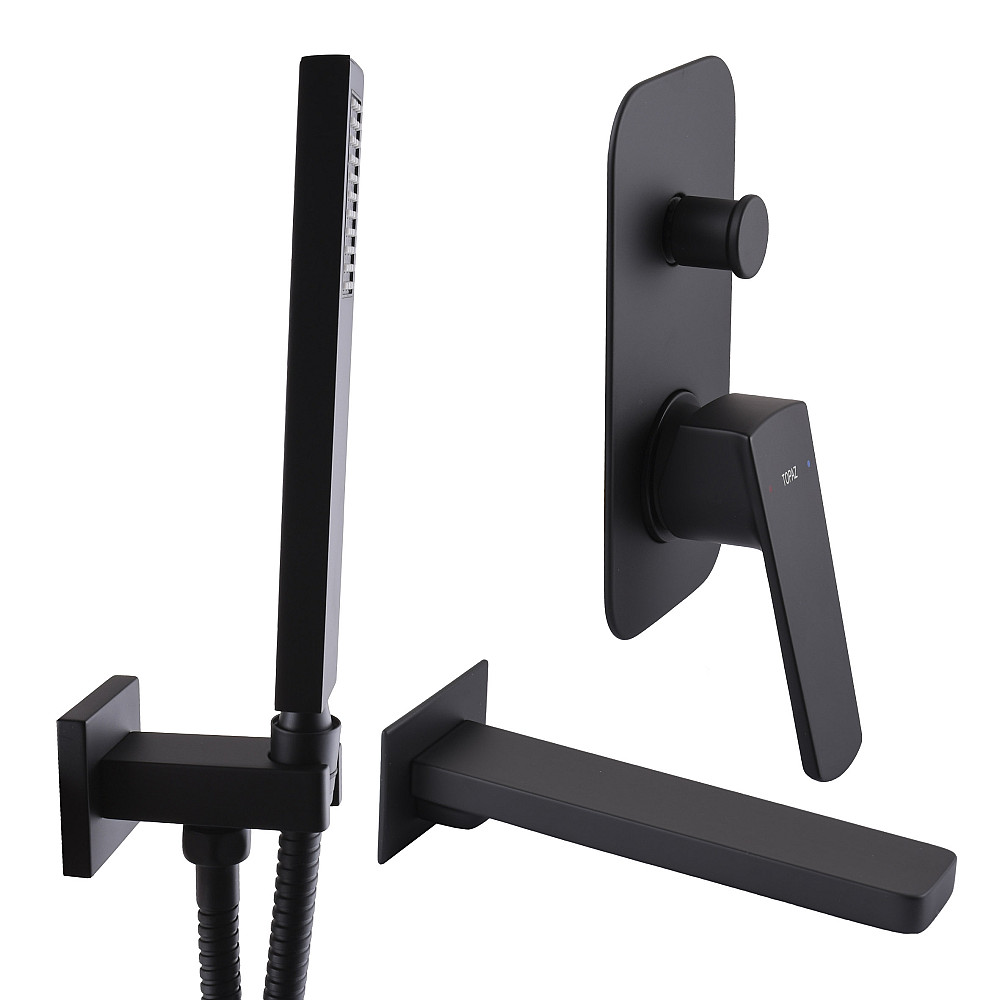 Змішувач для ванни вбудований TOPAZ LEXI TLG 21202-H21-BL Тернополь - изображение 6