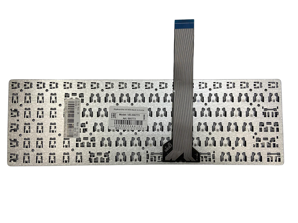Клавиатура для ноутбука Asus (K55, X501) Black, (No Frame) RU Вінниця - фото 2