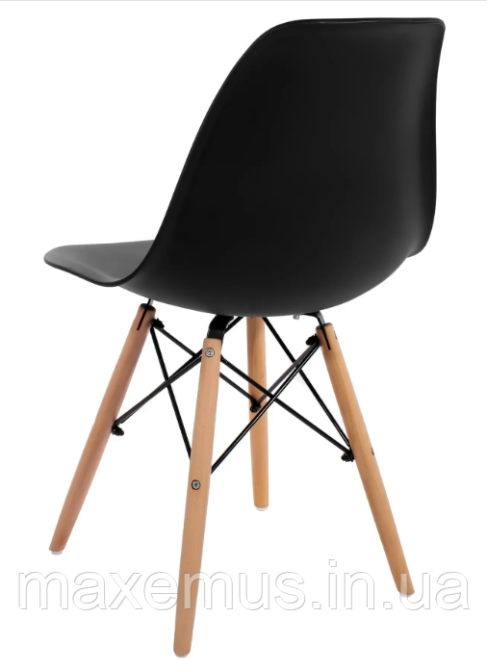 Кресло кухонное В 173 табурет кухонный на ножках в гостинную стул со спинкой на кухню черный Мостиска - изображение 13