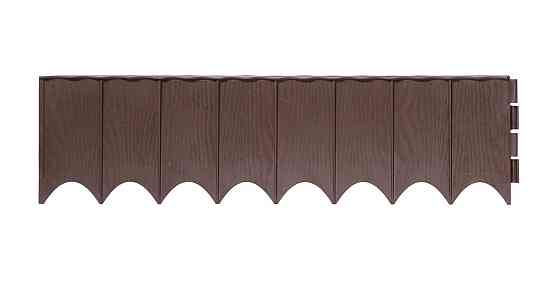 Бордюр садовий Prosperplast GARDEN FENCE, коричневий, 5,9 м Київ