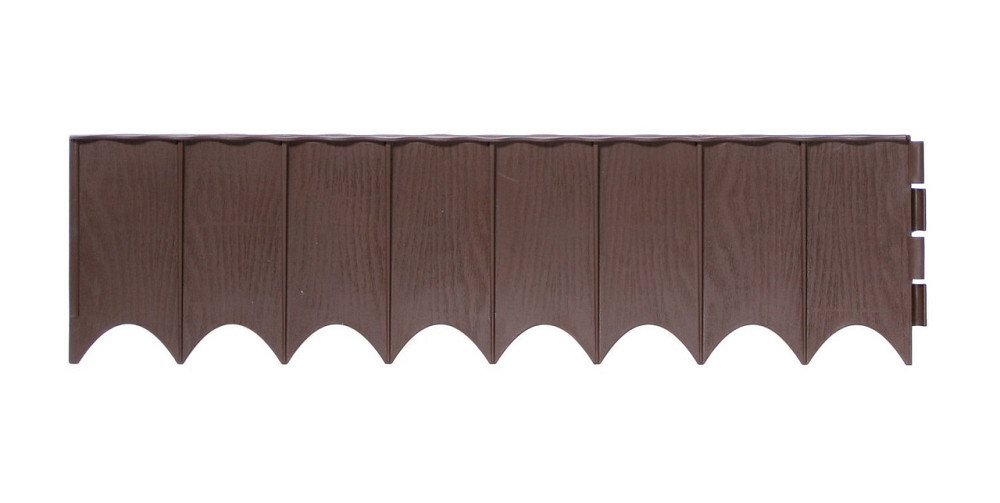 Бордюр садовий Prosperplast GARDEN FENCE, коричневий, 5,9 м Київ - фото 1