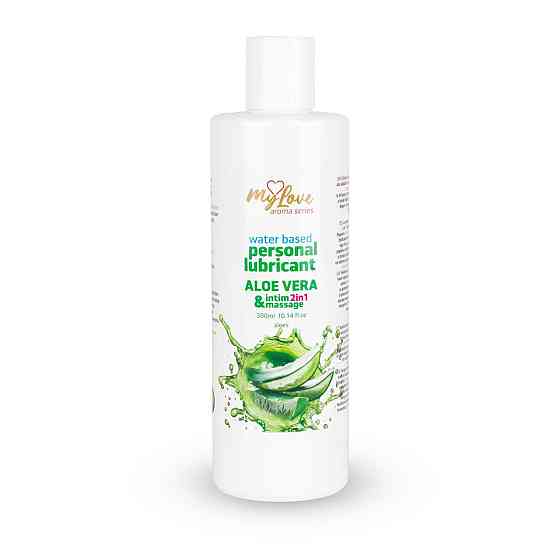 2в1 лубрикант та масажний гель - MyLove Aroma Series Intim&Massage Aloe Vera, 300 мл Sex Aura Київ