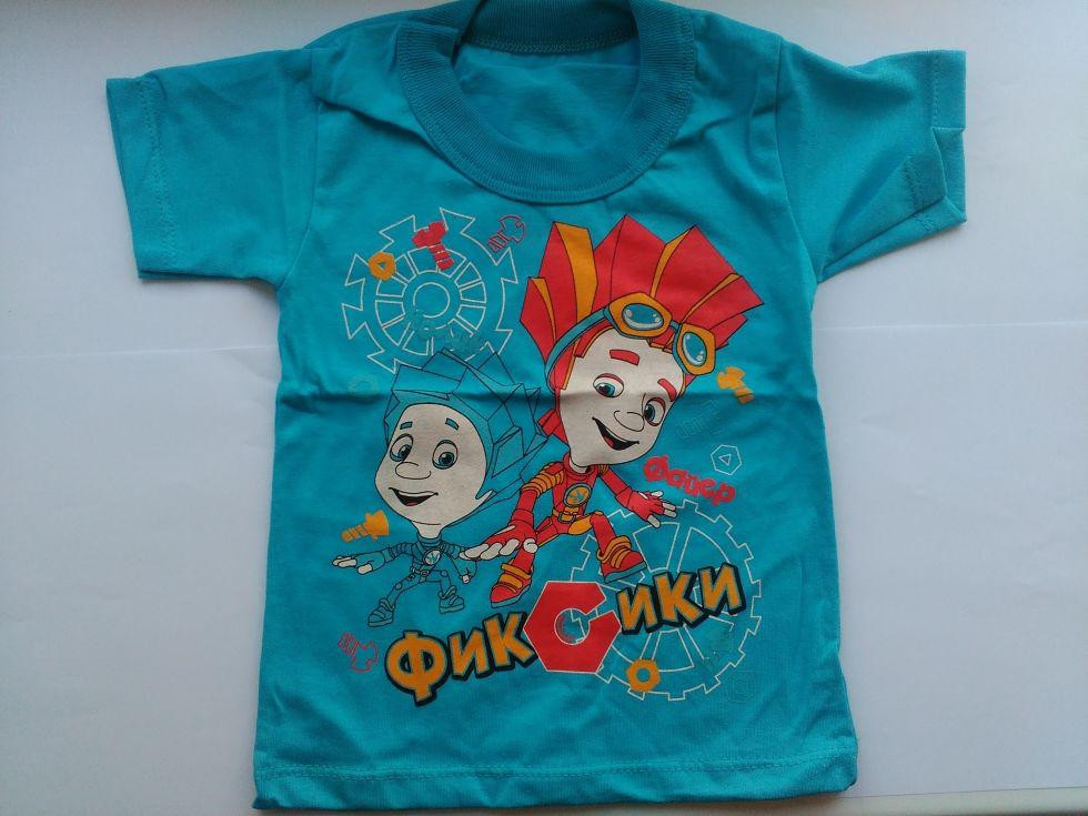 Футболка для мальчика 81-87 см голубой Киев - изображение 3