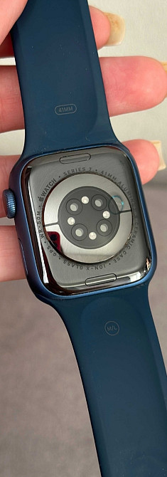 Смарт-Часи: Apple Watch Series 7 41 mm. 97%акб. Blue Aluminium Cace Київ - фото 3