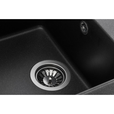 Мийка кухонна GRANADO Blanos black shine (gr2501) Вінниця - фото 3