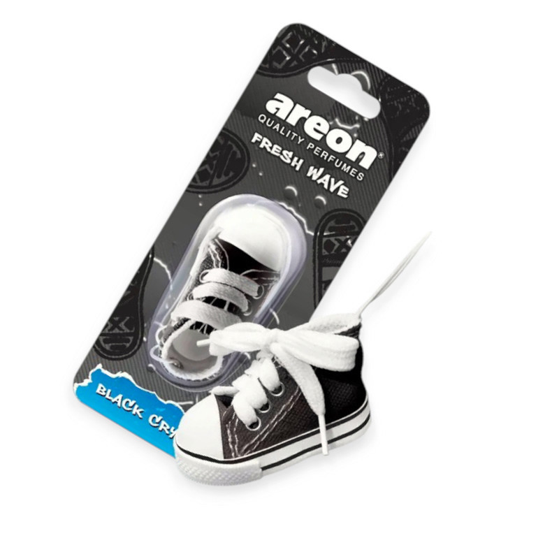 Ароматизатор на зеркало сухой areon wave fresh кеды 