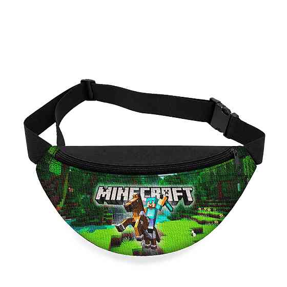 Дитяча сумка-бананка Minecraft 32х15 см на пояс або через плече (5753) Київ
