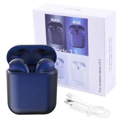 Беспроводные наушники TWS InPods 12 Black, Bluetooth 5.0, сенсорное управление, стереозвук, микрофон, шумоподавление Киев