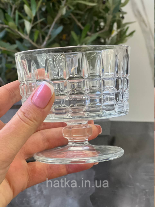 Набір келихів креманок 6 шт "Sorbet" 250 мл прозорий для дому та ресторану Київ - фото 1